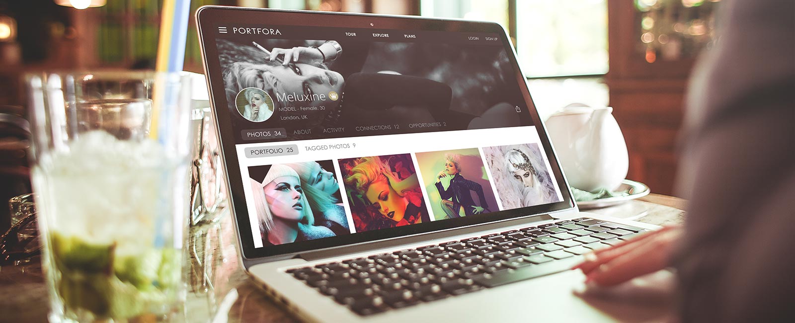 Online portfolio hosting for photographers, models, fashion designers, MUAs, stylists